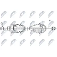 NTY NPW-CH-106 Aandrijfas