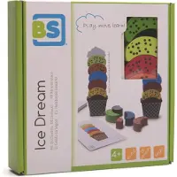 BS Toys IJs Creaties - Hout - Coördinatiespel - 30 kaarten - Meerdere levels - Educatief Speelgoed - Cadeau kind