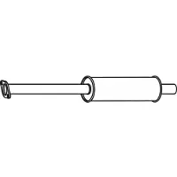 VEGAZ FS-689 Uitlaat middendemper