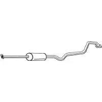 VEGAZ DS-234 Uitlaat middendemper