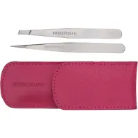 Tweezerman Petite Tweeze Set Pink Case
