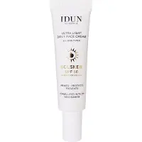 IDUN Minerals Ultra Light Daily Face Cream Solsken SPF 50 (30ml)