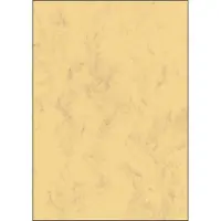 Sigel designpapier - A4 - marmer zandbruin - 200 grams - 50 vel - SI-DP553