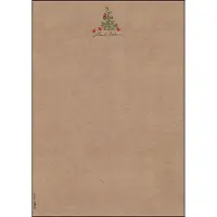 Sigel Kerstpapier 21 x 12 cm Bruin 100 Stuks