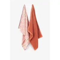 Sissy-Boy Roze handdoek en theedoek