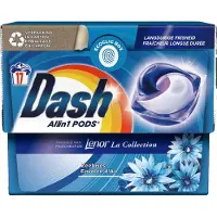 Dash - Lenor Collectie - Wasmiddel Capsules - All-in-1 Pods - Witte en Gekleurde Was - Zeebries - 17 Wasbeurten