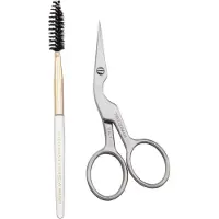 Tweezerman Brow Shaping Scissors & Brush Wenkbrauwschaar & Wenkbrauwborstel Wenkbrauwset 1 st