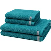 Ross Dames en Heren 2 X handdoek 2 X douchehanddoek - in set Smart