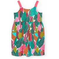 Boboli Knit Leaves Mouwloze Jurk