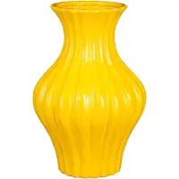 Mica Decorations Vaas Jura - 26.5x26.5x40 cm - Keramiek - Geel