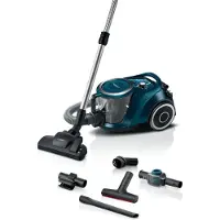 Bosch beutelloser Staubsauger ProFamily GS41 Serie 6, blau Stofzuiger zonder zak 750 W Zakloos