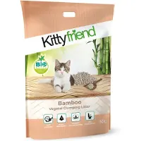 Kitty friend Bamboo plantaardige kattenbakvulling 10 liter