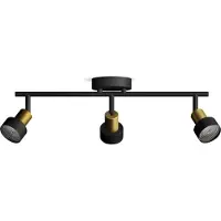 Philips Opbouwspot Conduit - Zwart - 13,4cm - 3xgu10