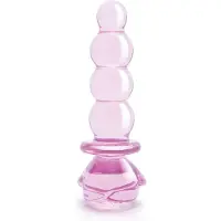 Dreamtoys Anale Plug Dream Toys Glaze Glass Roze