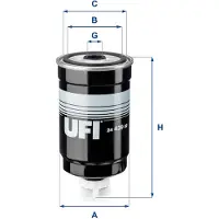 Ufi 23.434.00 Oliefilter