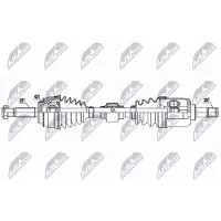 NTY NPW-MS-071 Aandrijfas