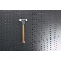 Bott Dubbele haak | diepte 75 mm verzinkt | d. 6 mm | passend voor geperforeerde platen | 5 stuks in zak - 14002041 14002041