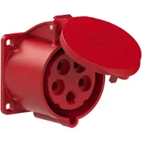 Pce Industriële CEE Paneelstopcontact 32A 5P 400V IP54 - 325-6V
