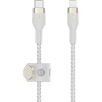 Belkin BOOST CHARGE Braided USB-C naar Apple iPhone Lightning - 3m - Zwart