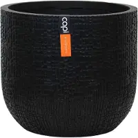 Capi Europe Bloempot Nature Skin Zwart D 17,2 H 15,3 Cm