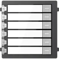 Hikvision DS-KD-KK/S 6 Beldrukkers RVS