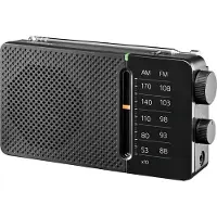 Sangean SR-36 - FM Radio - Draagbare Radio met AM en FM - Zwart