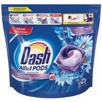 Dash - Lenor Collectie - Wasmiddel Capsules - All-in-1 Pods - Witte en Gekleurde Was - Zeebries - 40 Wasbeurten