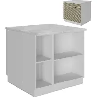 Vicco Fame-Line Keukeneiland – 90 cm met lade, zonder werkblad Eiken paneel