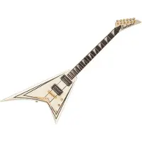 Jackson Rrt-3 Randy Rhoads Pro Ebo Ivory With Black Pinstripes