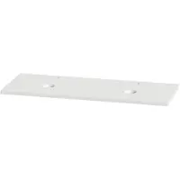 Tiger Wasblad s-line met uitsparingen 120 cm hoogglans wit