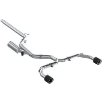 MBRP 2022 VW Golf GTI MK8 T304 SS 3in Cat-Back Exhaust 2.5in Dual Split Rear w/ Carbon Fiber Tips