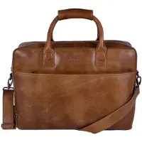 Dstrct Fletcher Street Laptoptas - 17 inch - Cognac