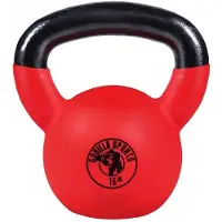 Gorilla Sports Kettlebell 16 kg Rubber Coating