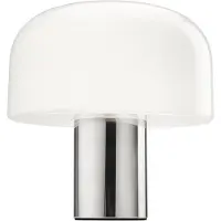 Flos Bellhop Glass T Tafellamp - Tafellampen Aluminium Bright aluminum - F1074064
