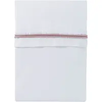 Babys Only Wieglaken gebreide bies oud roze/wit