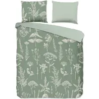 Good Morning Dekbedovertrek Katoen-Flanel - Herbs 260 x 200/220 cm