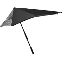 Senz Large Stick Stormparaplu guz black