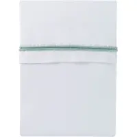 Babys Only Wieglaken gebreide bies mint/wit