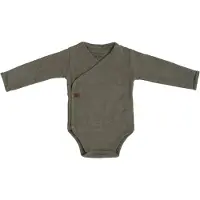 Babys Only Rompertje lange mouw Melange khaki - 56