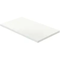 Tiger Wasblad s-line zonder uitsparingen 80 cm hoogglans wit