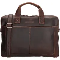 Hide & Stitches Japura Laptopbag darkbrown