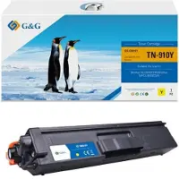 G&G TN910Y toner Compatibel met Brother TN-910 Tonercartridge Geel 1 stuk(s) - Huismerk