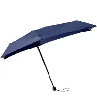 Senz Micro Manual Opvouwbare Stormparaplu midnight blue
