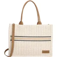 Zebra trends Handtas/Schoudertas Straw Light Natural