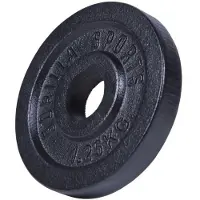 Gorilla Sports Halterschijf 2.5 kg gietijzer zwart