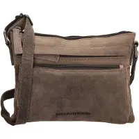 DeBoerLederwarenEnBijoux Hide en Stitches Schoudertas Idaho Donker Bruin