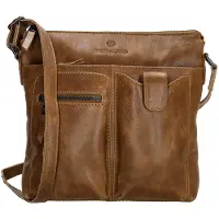 Hide & Stitches Porto Schoudertas bruin