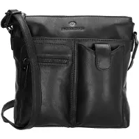 Hide & Stitches Porto Schoudertas zwart