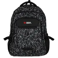 Enrico Benetti Santa Cruz Rugzak - 33 liter, 17,3" laptopvak - 62038 - Zwart/Wit