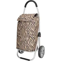 Beagles Boodschappenkar / Trolley Alberic Zebra Brown